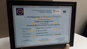 Premio recibido a nivel europeo